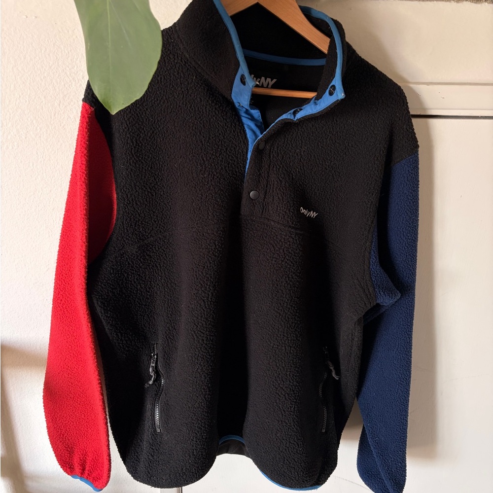 Only NY fleece pullover sweater